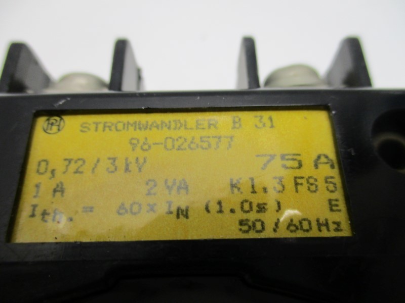 PH 96-026577 CURRENT TRANSFORMER NSNP