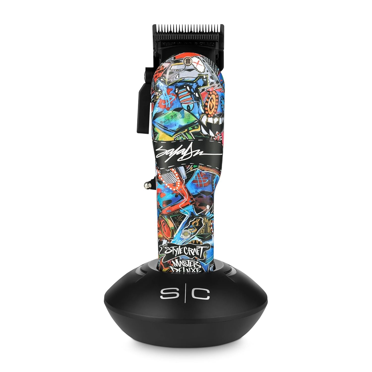 StyleCraft Rebel Limited Professional Super-Torque Cordless Clippers Echo Stand