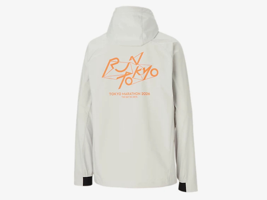 ASICS TOKYO MARATHON 2026 Limited JACKET GLACIER GREY NEW USA SHIP! XSMALL LARGE