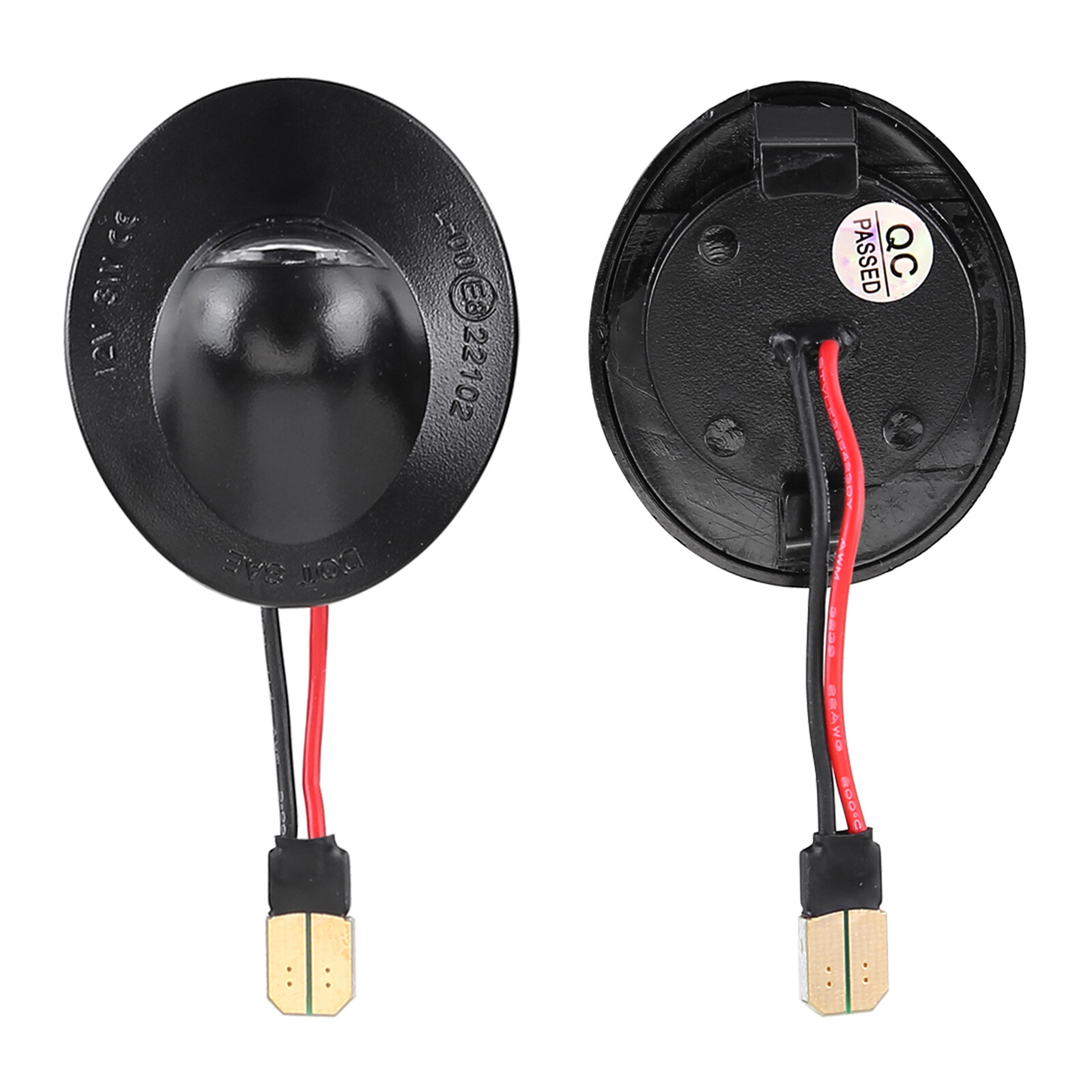 2X LED License Plate Light Rear Bumper Tag Assembly Lamp For Ford F150 F250 F350