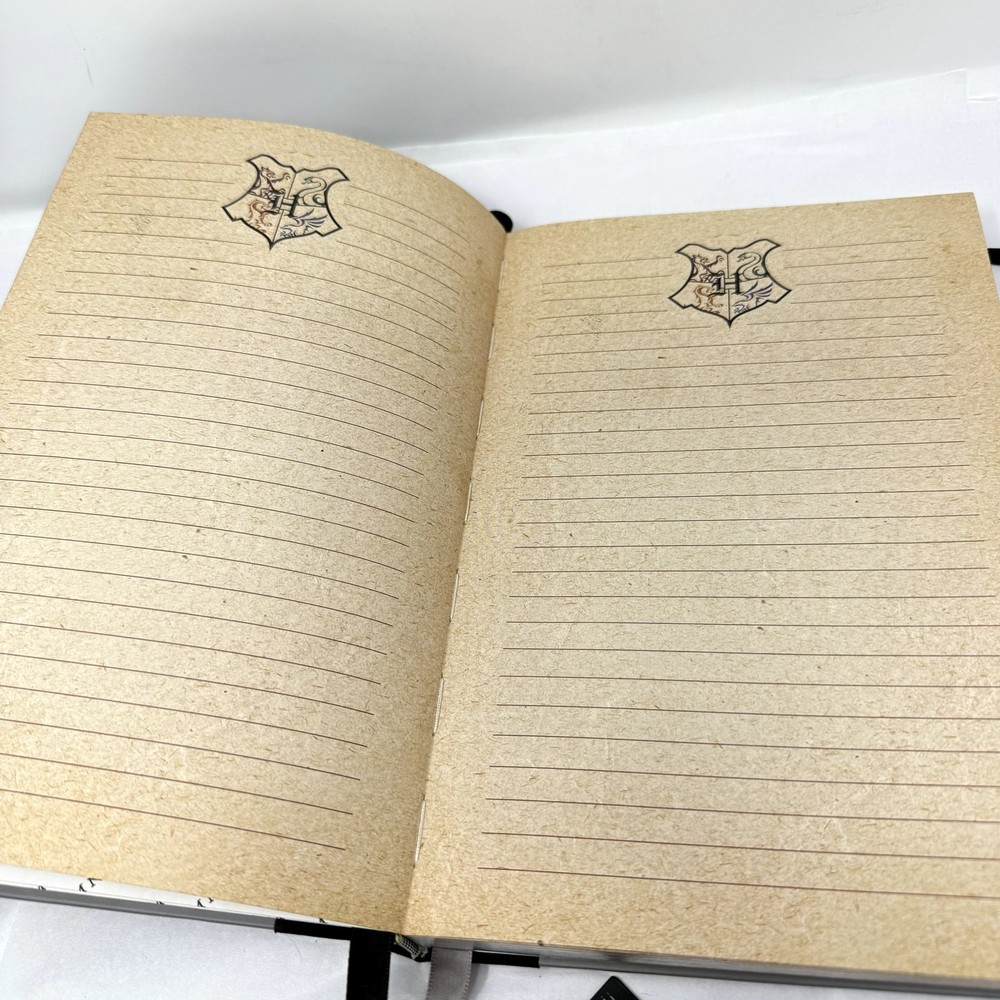Universal Studios Harry Potter Hogwarts Alumni Journal Notebook Gray Crest