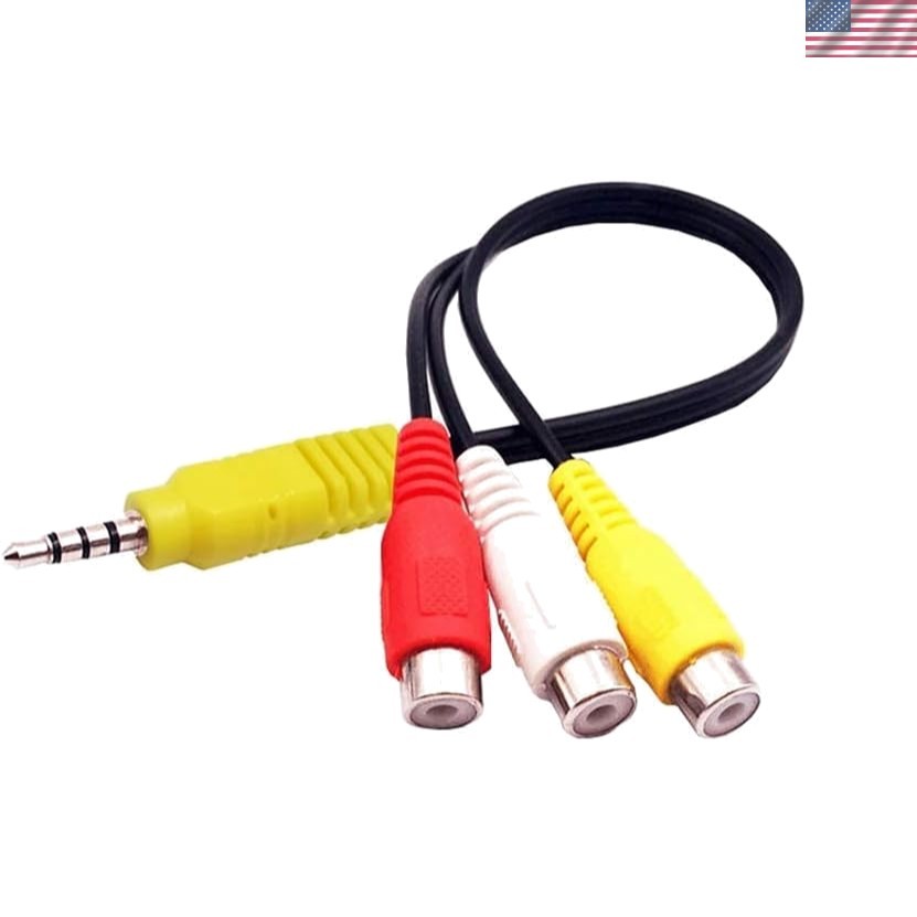 AV Composite Adapter for TCL TV - Connect Multiple Devices Seamlessly