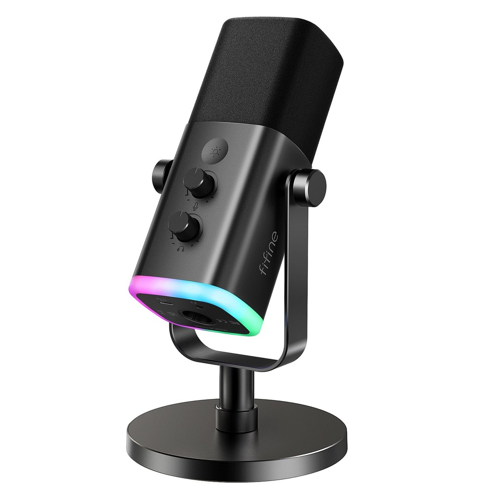 USB/XLR Dynamic Microphone for Podcast Recording PC Computer Gaming Streaming