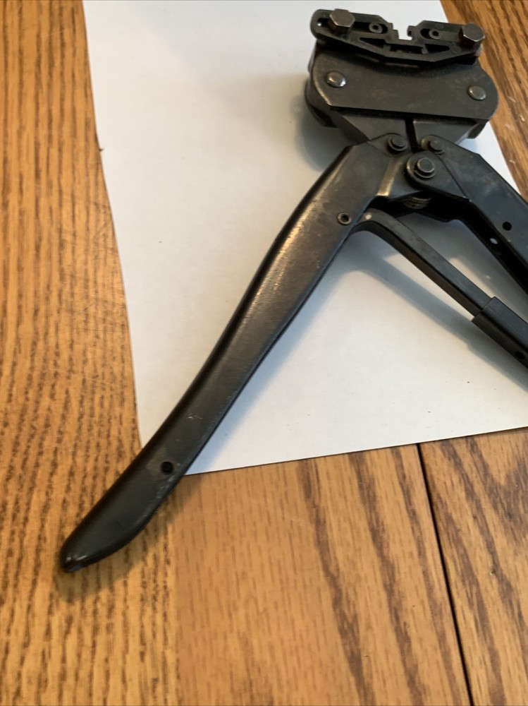 TYCO, Ratcheting, Hand Crimp Tool, AMP 656–1-E Type OB MOD-E Hand Crimp Tool