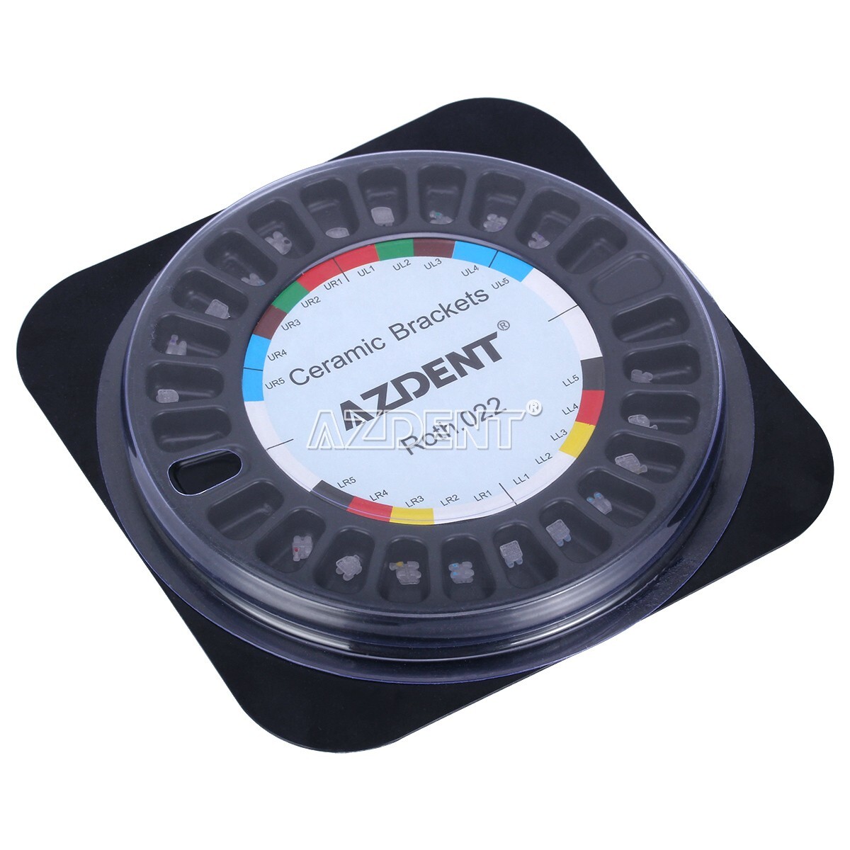 Dental Ortho Clear Bracket Monocrystalline Sapphire /Ceramic Braces Roth MBT 022