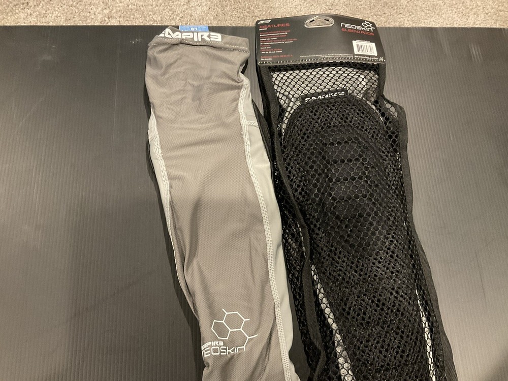 NEW!! Empire Neoskin Elbow Pads - Black/Grey - Medium