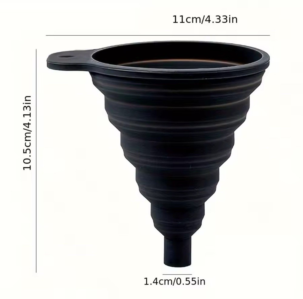 Engine Funnel Car Universal Silicone Liquid Funnel