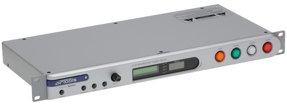 Symetrix Airtools 6100 AES Digital Audio Broadcast Profanity Delay DUMP Button