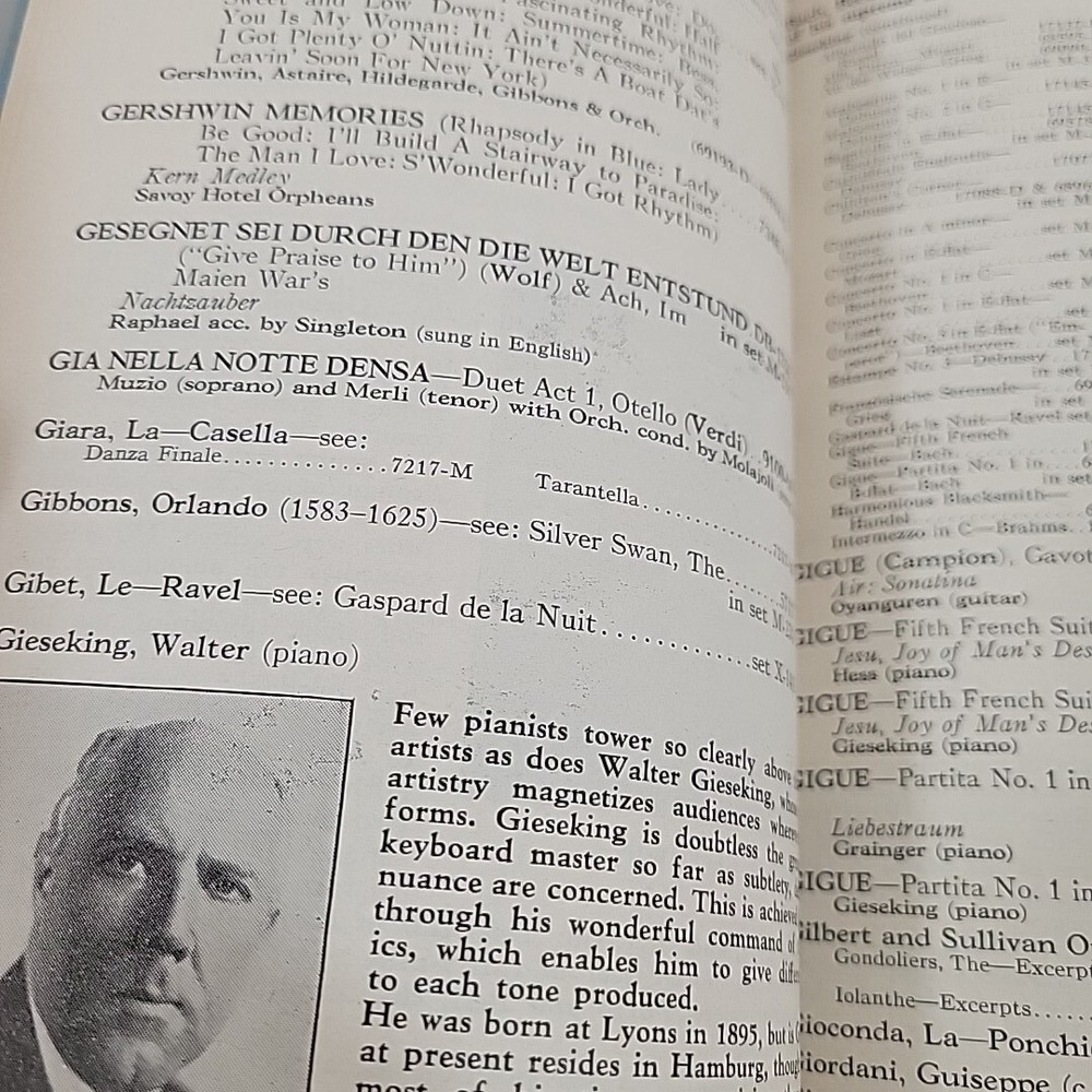 1939 Columbia Records Complete Catalog