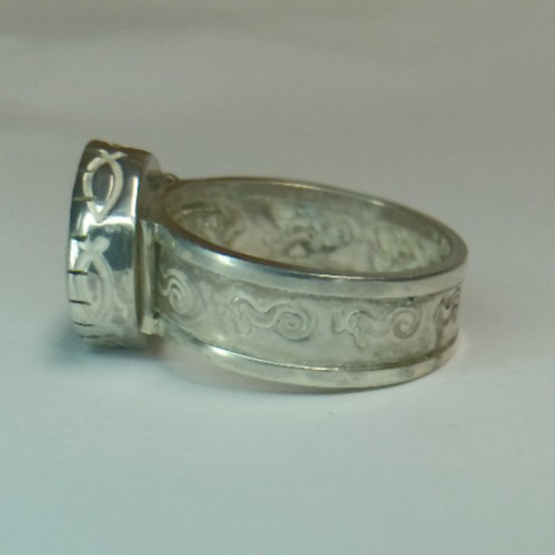 Original Turquoise Ring Augustus Caesar Low Number