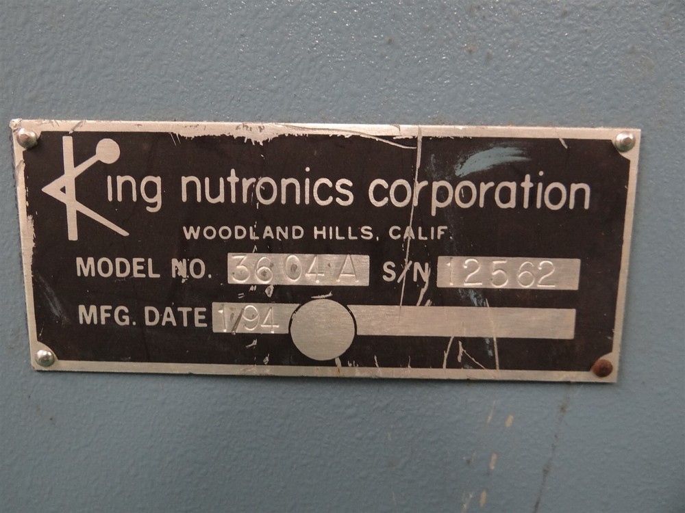 King Nutronics Thermo Unit Model 3604-A Temp. Calibrator Tester 6685-01-044-4966