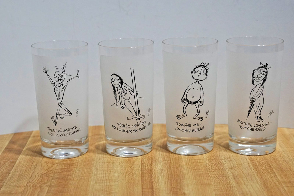 W. Steig novelty glasses