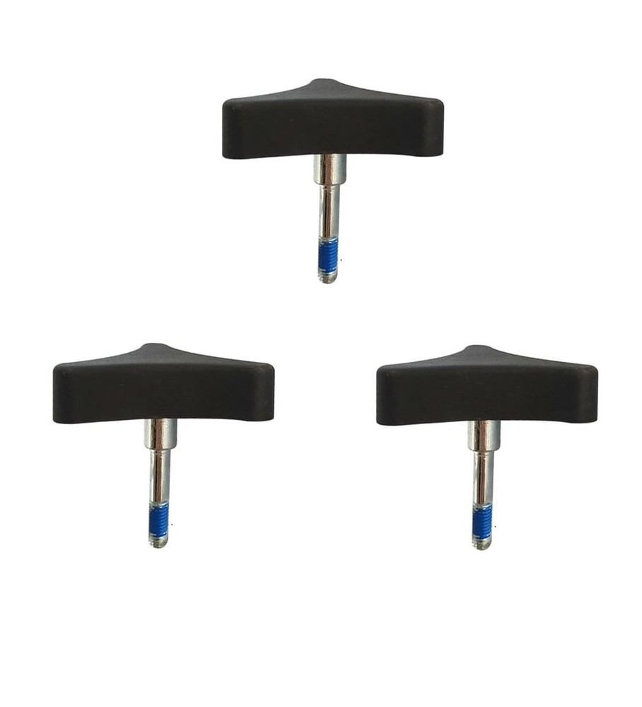 3 Pack 3 Point Rollator Knob Walker Replacement Knobs Universal Part for Walker