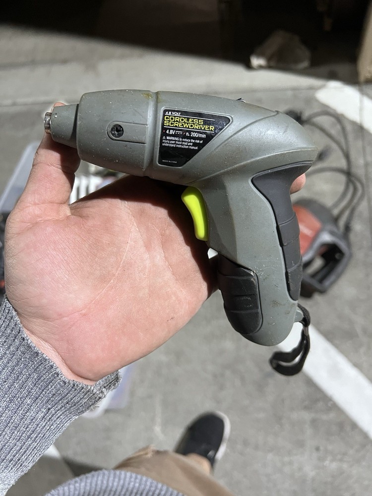 Walgreens Cordless Screwdriver With Built-in LED Spotlight,