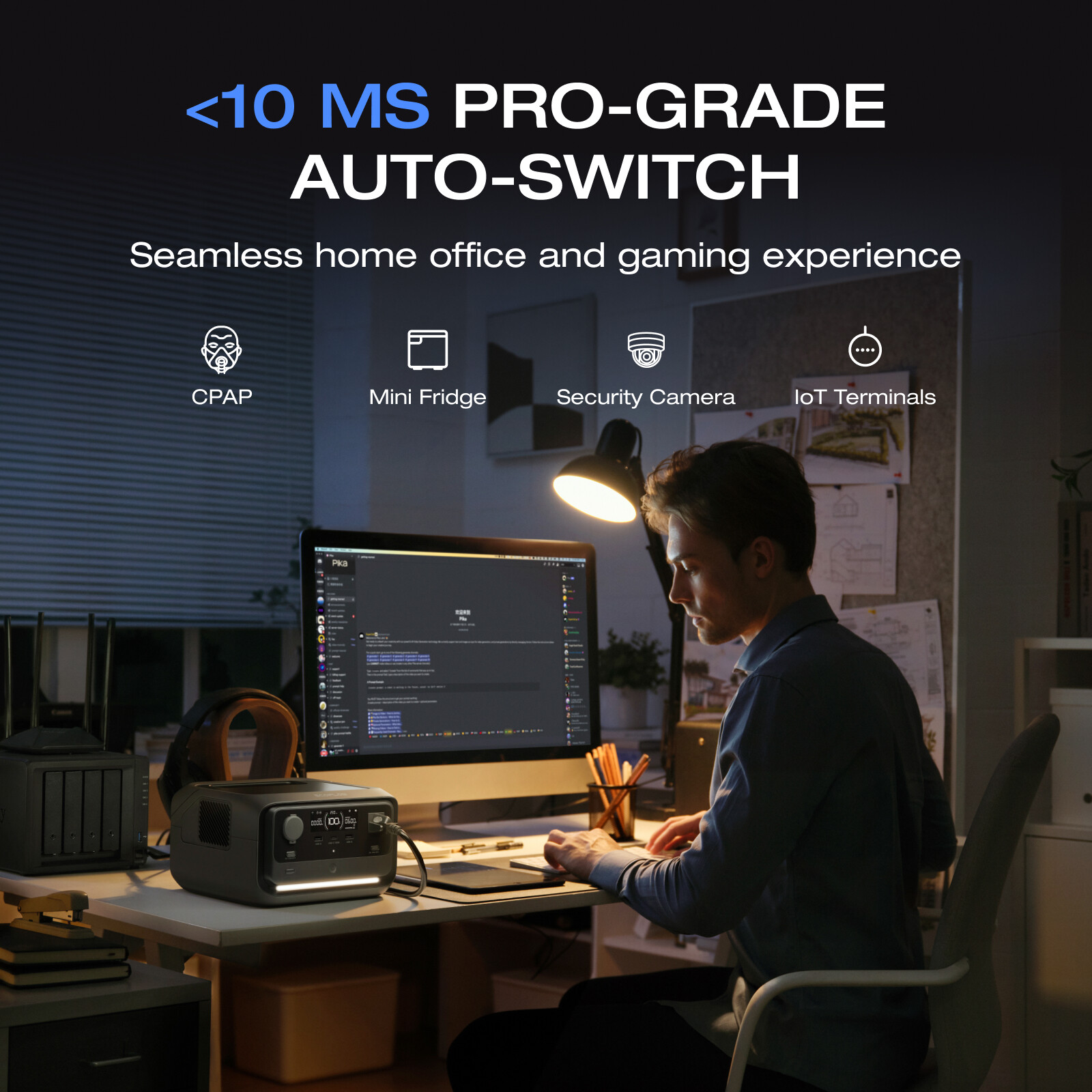 EcoFlow 572Wh River 3 Plus Portable Power Station with EB300 Extra Battery