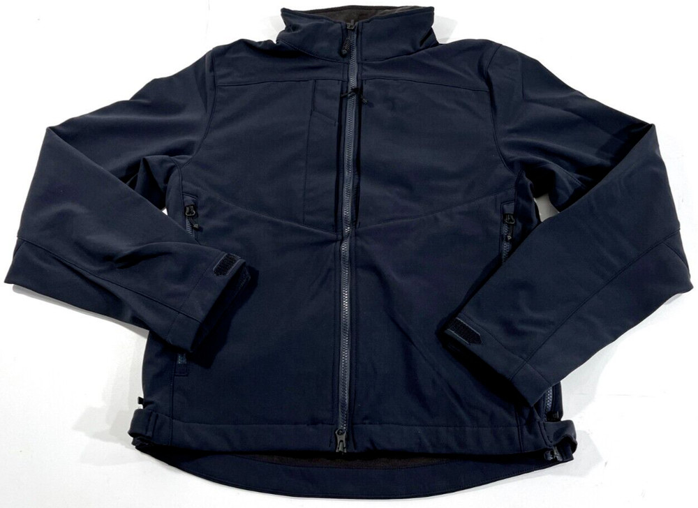 FIRST TACTICAL 118502 MEN 3XL TACTIX SYSTEM JACKET MIDNIGHT NAVY PATCH REMOVED