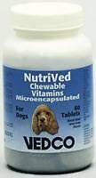 Vedco NutriVed Chewable Vitamins 60 Tablets for Dogs
