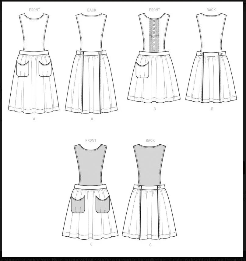 Kwik Sew K4281, Sewing Pattern, Misses Aprons, OOP