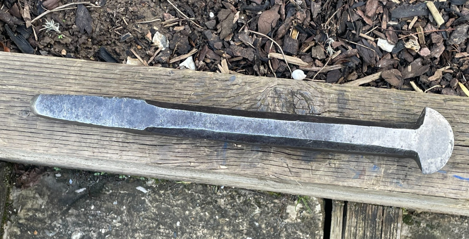 Vintage Half Moon Blacksmiths Mushroom Stake Anvil Domed Tinsmith Old Tool