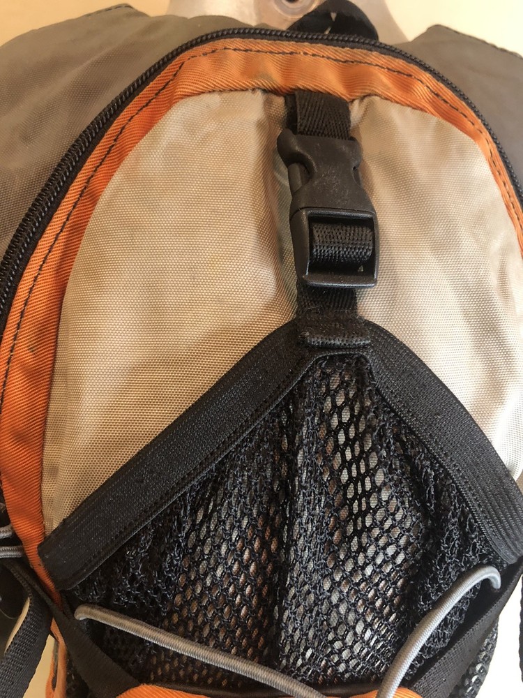 CamelBak M.U.L.E. Hydration Backpack Orange/Gray 3L/100oz No Bladder