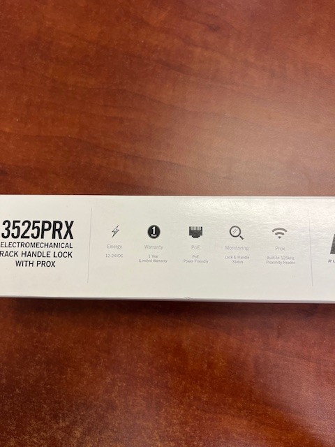 RCI Dormakaba 3525PRX Electronic Server Rack handle w/Proximity Reader
