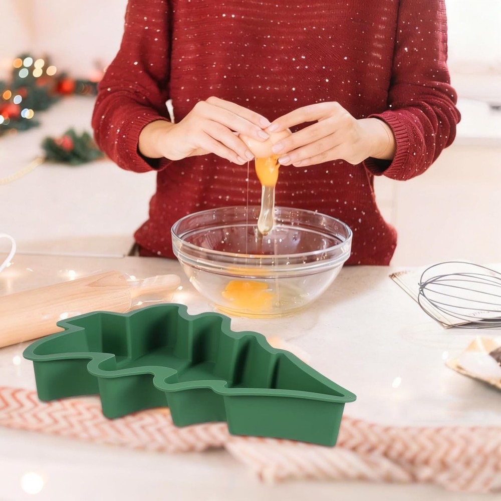 MultiFunction NonStick Silicone Cake Mold Christmas Tree Desserts Baking