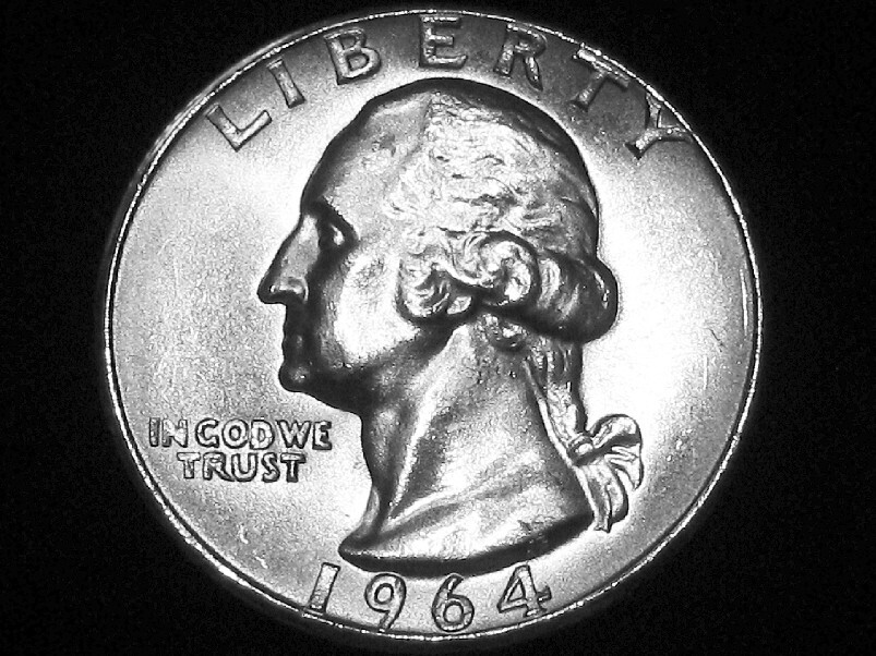 1964 Washington Quarter --- Gem Uncirculated