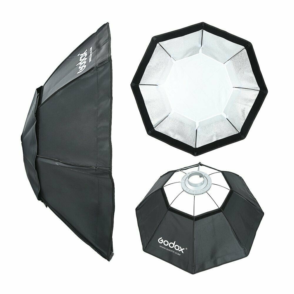 Godox 95cm Octagon Softbox Bowens Mount + Honeycomb Grid For Studio Strobe Flash