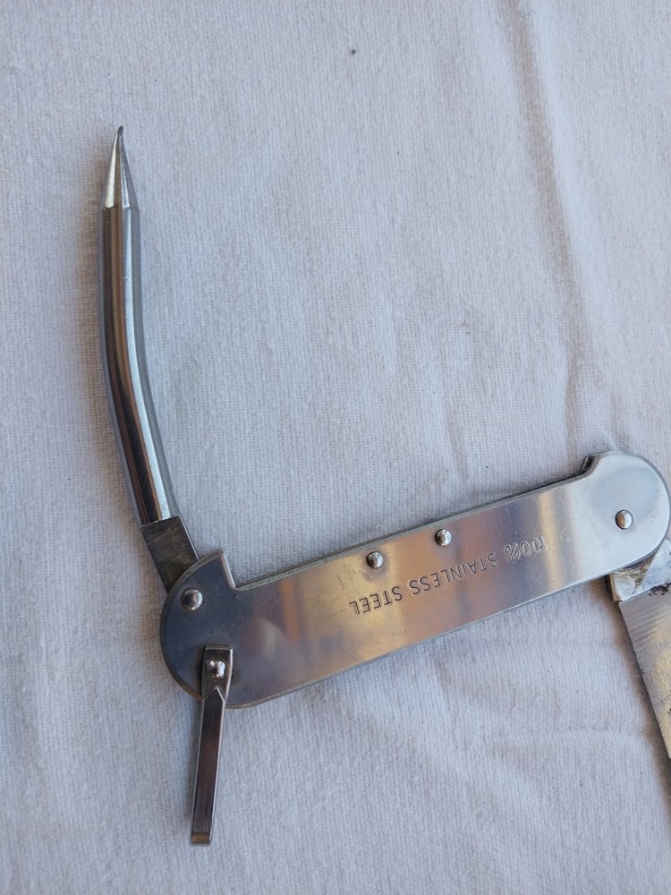 Hoffritz Stainless Japan Sailing Rigging Knife