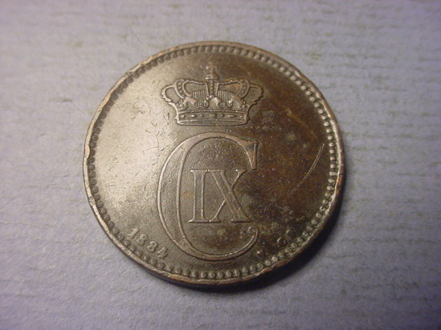Denmark 5 Ore 1884 #87027