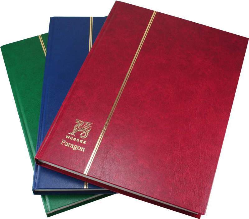 Wessex Paragon 16/32 White Page Stamp Stockbooks 'A4' size (12" X 9").