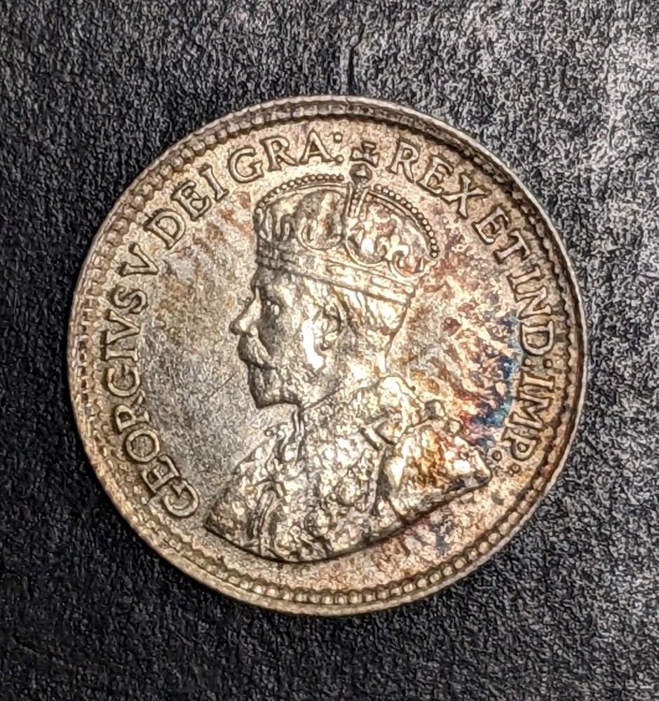1918 Canada 5 Cent Silver George V