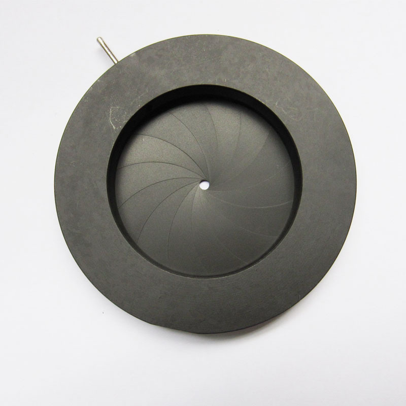 Adjustable Aperture 3-52mm Iris Diaphragm M4 Thread With Supporting Bracket