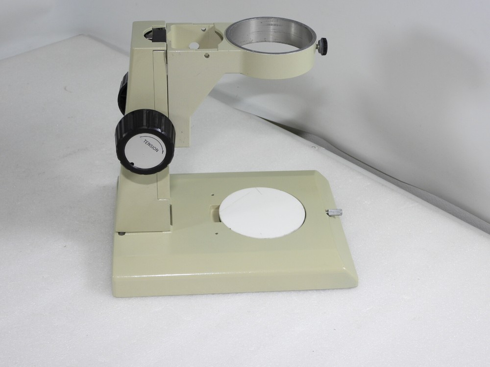 Stereo Microscope Track Stand & Focus Knobs 76mm Body Holder for Nikon SMZ-2B