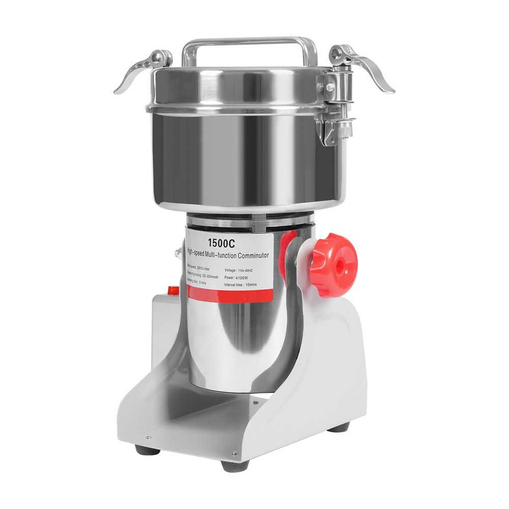 4100W Electric Graining Grinder High Speed Multi-function Cereal Grain Mills