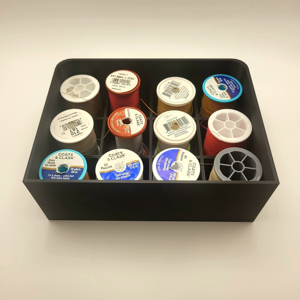 Thread Organizer For Sewing Holds Up To 12 Thread Spools
