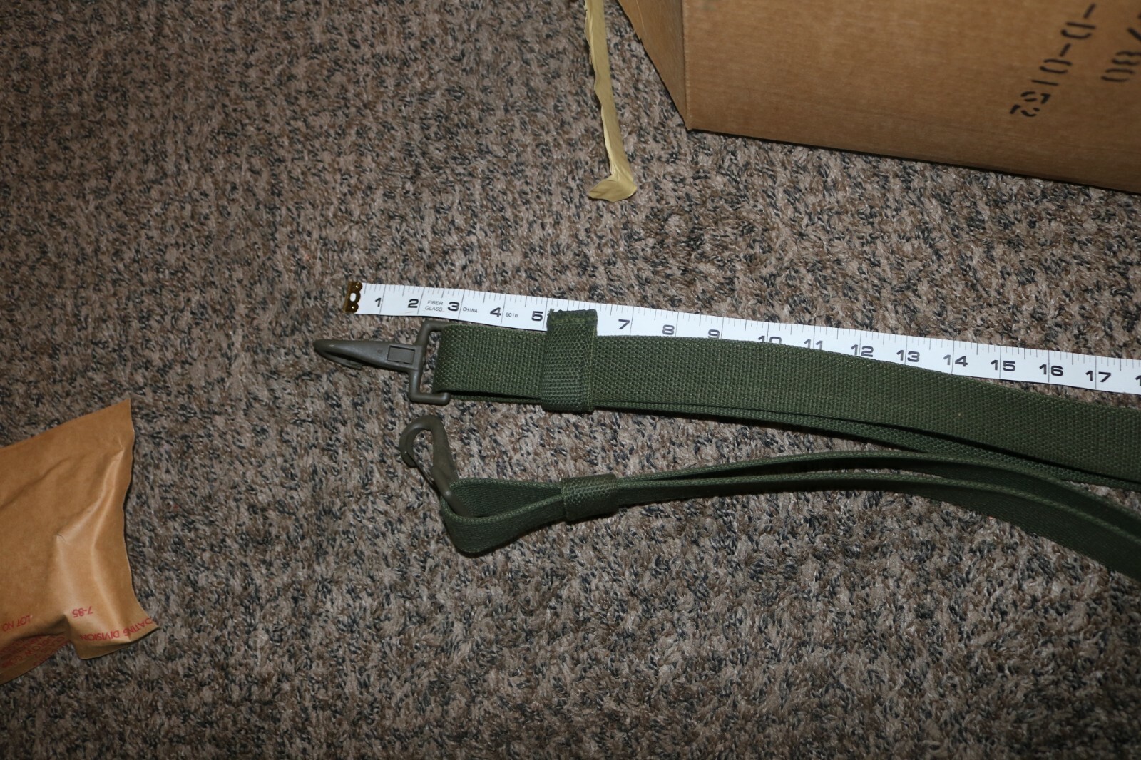 lot of 2 NOS USGI OD Canvas Web door strap set M151 M151A1 M151A2 M718 jeep