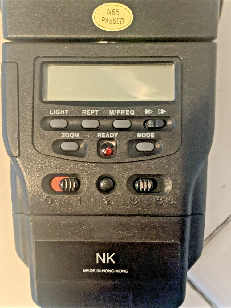 PROMASTER FTD 7000M System Flash High Power Zoom Head Untested