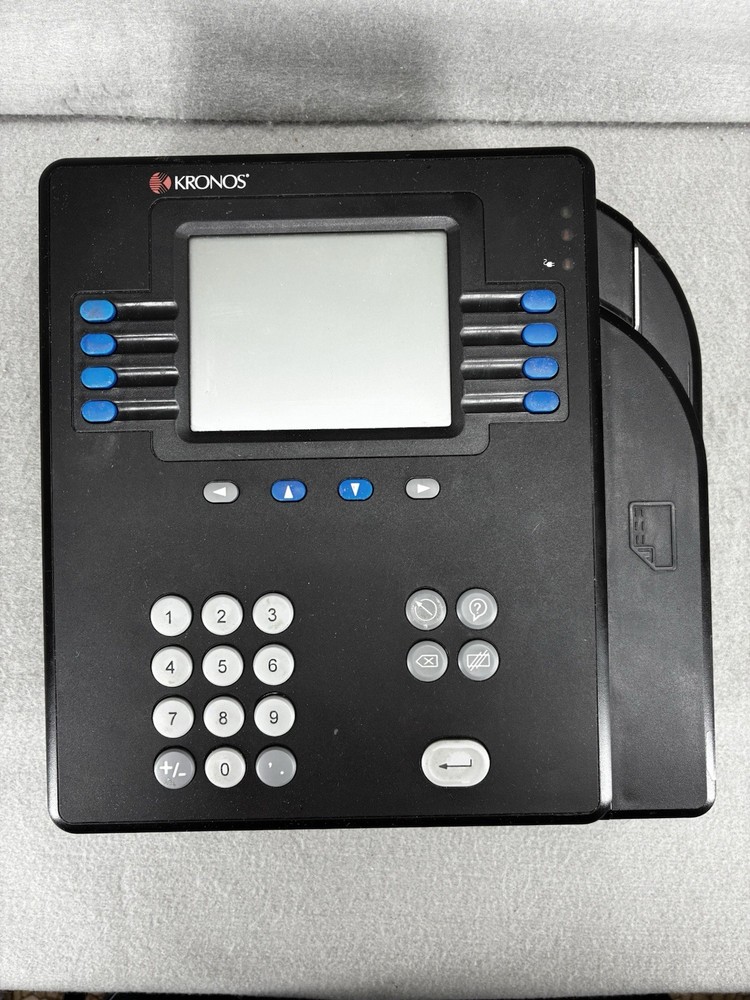 Kronos System 4500 Time Clock Employee Time Attendance Terminal