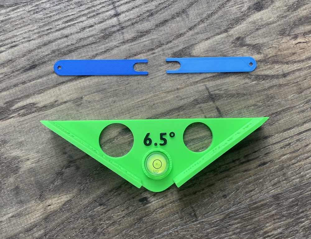 Pinball Flipper Alignment and Leveling Tool - FLIPPER ALIGN PRO 6.5°