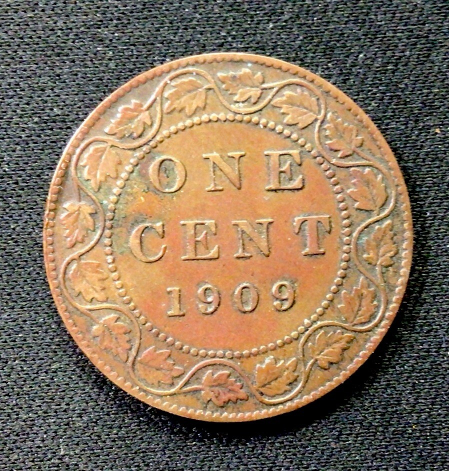1909 Canada Large 1 Cent! ENN Coins