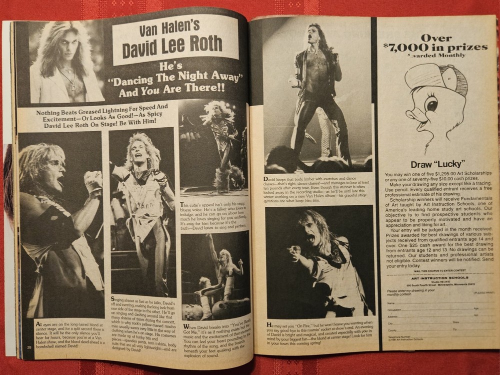 16 Magazine April 1981 KISS Peter Criss