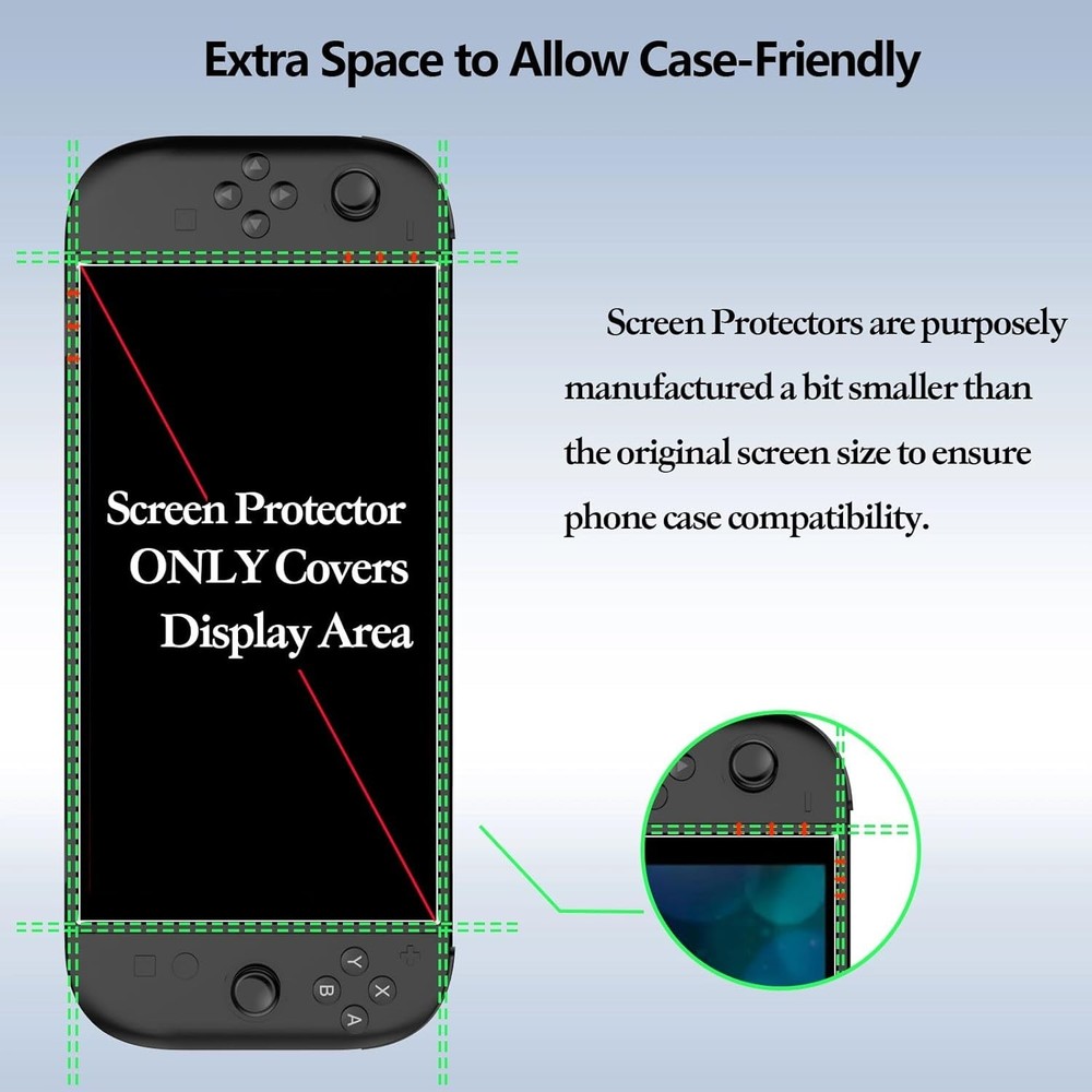 Ultimate 3-Pack Switch 2 Screen Protector - Scratch Resistant & Bubble Free
