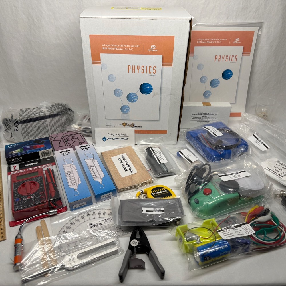 Logos Science Lab Kit for use with BJU Press Physics 3rd Edition - Complete Box