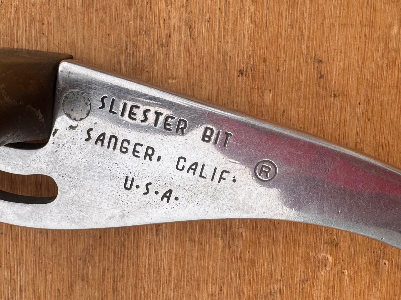 SLIESTER Engraved Surgical Steel Copper Hooded Western Cricket Bit ~ 4 1/2"