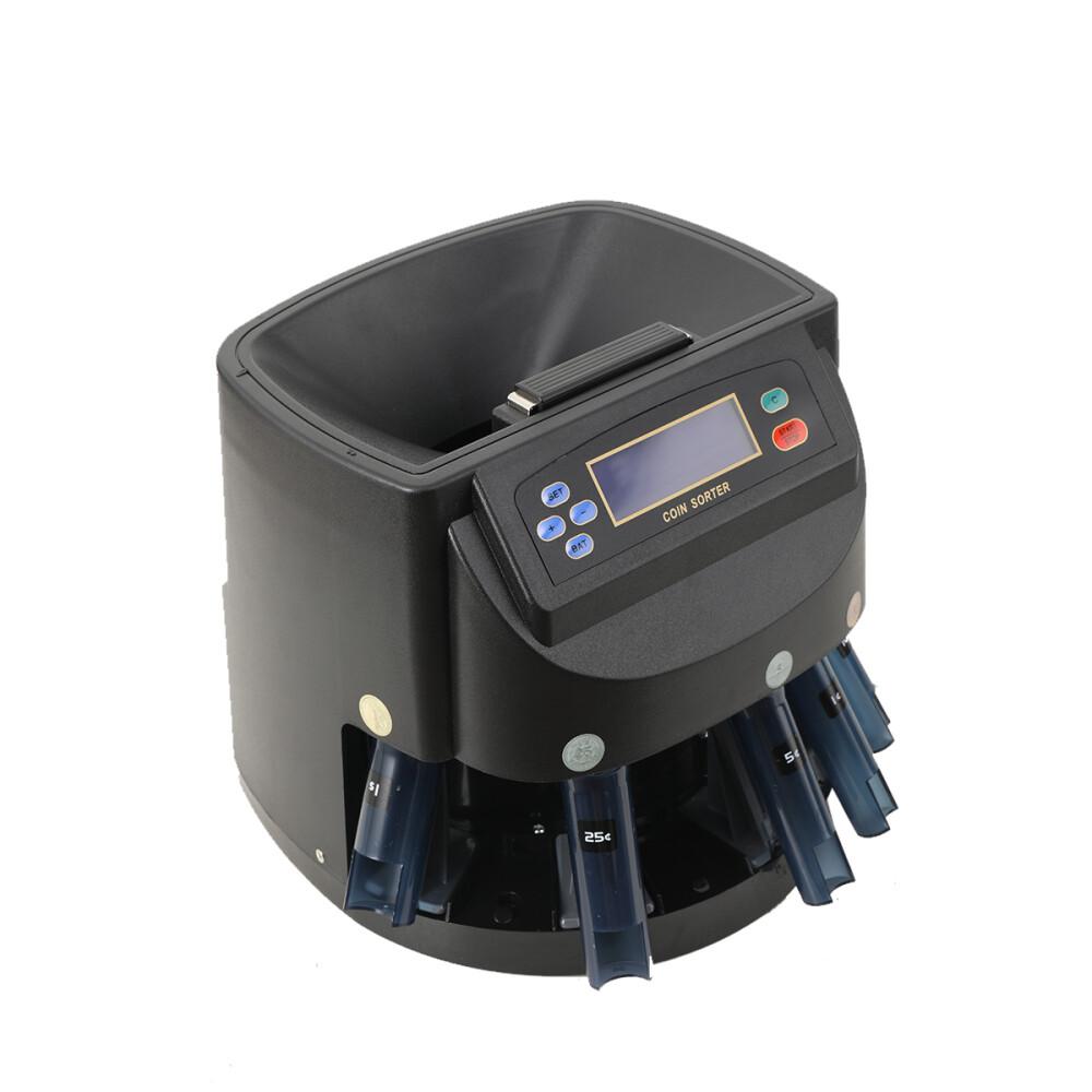 Coin Sorter Counter Digital Automatic Electronic Counting Change US