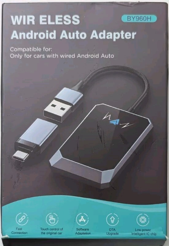 Android Auto Wireless Adapter for Factory Wired Android Auto - Instant Connect