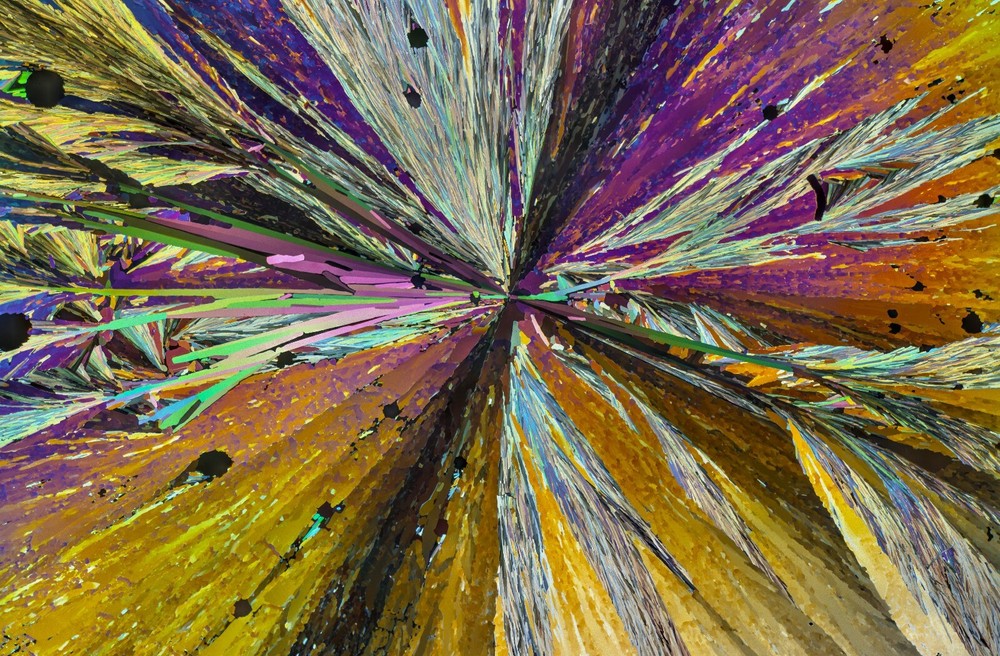 Microscope slide for polarized light, RESORCINOL