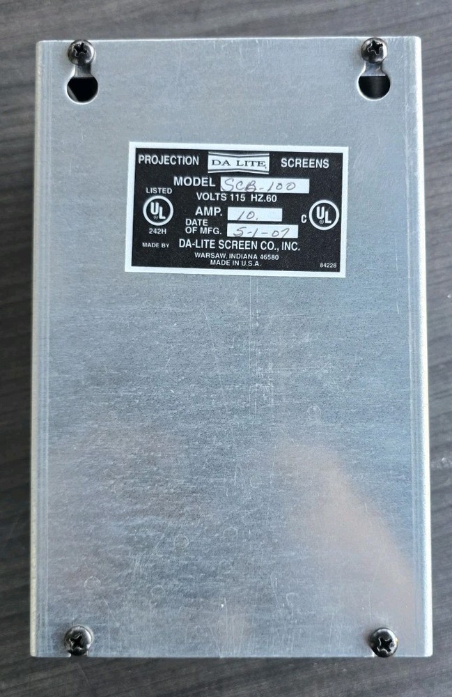 Da-Lite Projection Screen Control SCB-100