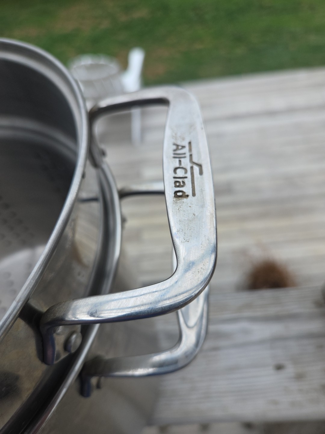 All-Clad Strain Stainless Steel Multipot 12 Quart No Lid Steamer